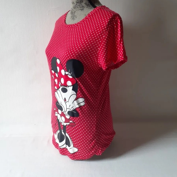 Disney Polka Dot Minnie Mouse Shirt - Picture 3 of 4